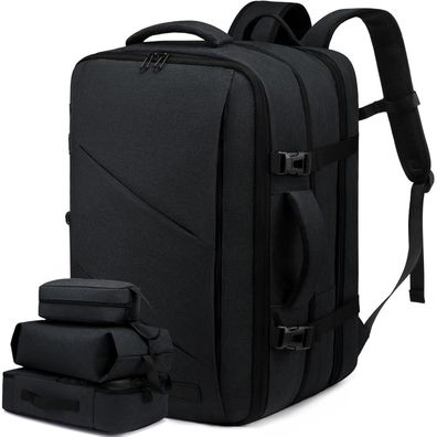 Business Reiserucksack 30L Handgepäck Laptop Rucksack 15,6 Zoll Schwarz