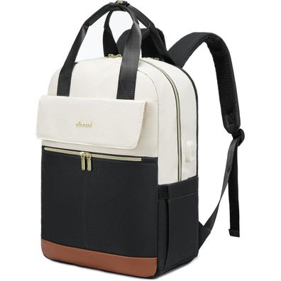 Damen Rucksack 15,6 Zoll Laptop Schulrucksack Mädchen Wasserdicht Elegant Travel