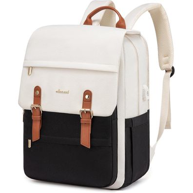 Lovevook Laptoprucksack 17.3 zoll Diebstahlsicher Daypack WasserdichtBeige
