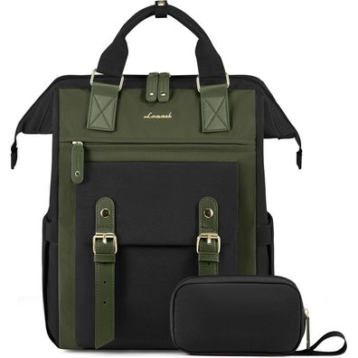 Lovevook Damen Rucksack 15,6 Zoll Laptop Schulrucksack Mädchen Wasserdicht Uni