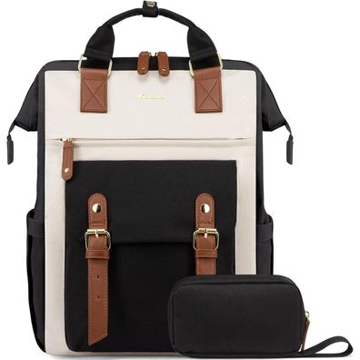 Lovevook Rucksack Damen 15,6 Zoll Laptop Schulrucksack Mädchen Teenager