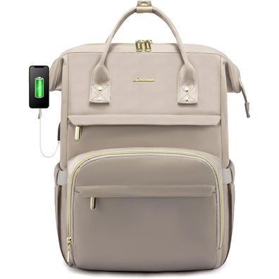 Wasserdichter Laptoprucksack 15,6 Zoll Damen Business Backpack