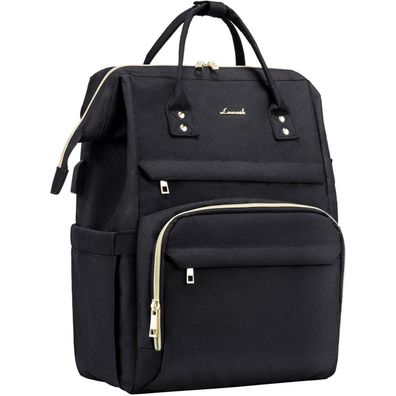 Damen Rucksack Wasserdicht Laptop 15,6 Zoll Groß Backpack Schulrucksack Uni