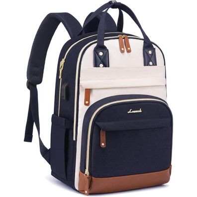 Lovevook Damen Laptop Rucksack 15.6 Zoll Schulrucksack Wasserdicht Teenager