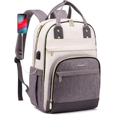 Lovevook Damen Rucksack 15.6 Zoll Laptop Schulrucksack Wasserdicht