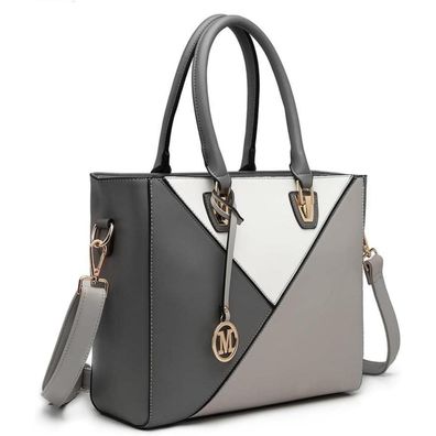 Miss Lulu Damen Handtasche Schultertasche Shopper Aktentasche Henkeltasche din