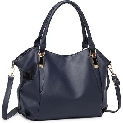 Miss Lulu Damen große Shopper Tote Bag Tragetasche Elegante Handtasche