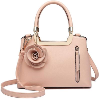 Miss Lulu Handtasche Damen Blumen Henkeltasche Umhängetasche retro Kunstleder