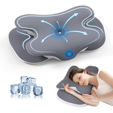Memory Foam Nackenkissen Ergonomisches Kopfkissen Orthopädisch Seiten Rücken