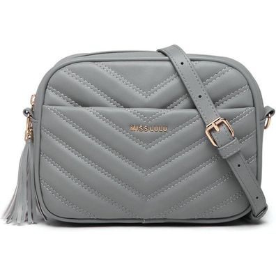 Miss Lulu Damen Umhängetasche Klein PU Leder Crossbody Bag