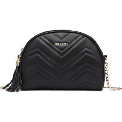 Leder Umhängetasche Damen Crossbody Bag Goldene Hardware