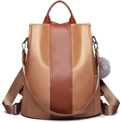 Miss Lulu Damen Anti-Diebstahl Rucksack Elegant Cityrucksack