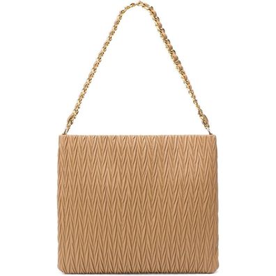 Miss Lulu Damen Handtasche PU-Leder Schultertasche Henkeltasche Shopper Schwarz