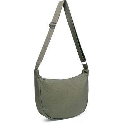 Damen Halbmond Crossbody Schultertasche Wasserdichte Nylon Umhängetasche Set