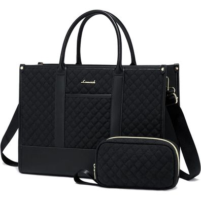 Lovevook 17 Zoll Laptoptasche Schwarz