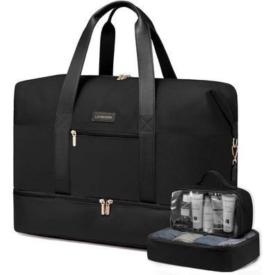 Damen Reisetasche Weekender Handgepäck Sporttasche Kliniktasche mit Schuhfach