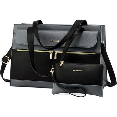Lovevook 15,6 Zoll Laptoptasche Damen Grau