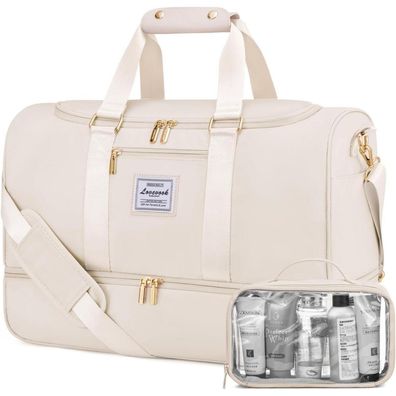 Lovevook Sporttasche Reisetasche Damen Weekender Duffle Bag mit Kulturtasche