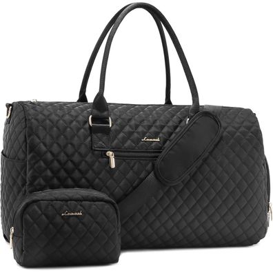 Lovevook Reisetasche Damen 45L Sporttasche Schwarz wasserdicht Hadg gepäck
