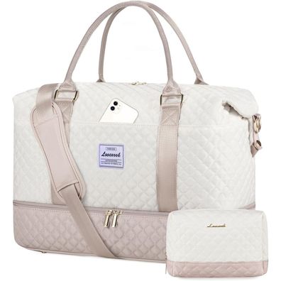 Lovevook Reisetasche Damen Groß Sporttasche Handgepäck mit Schuhfach