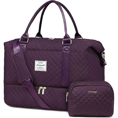 Reisetasche Handgepäck mit Schuhfach & Nassfach 48x23x34,5cm