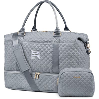 Handgepäck Reisetasche Damen Wasserdicht Weekender mit Schuhfach