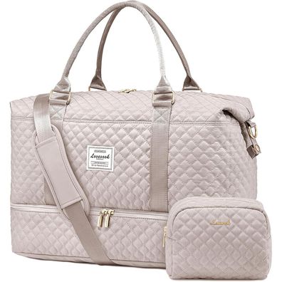 Lovevook Reisetasche Handgepäck Tragetasche Schuhfach Nassfach Wickeltasche