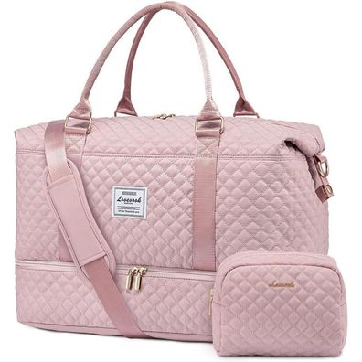 Lovevook Damen Reisetasche Groß mit Schuhfach & Nassfach - 48x23x34,5cm