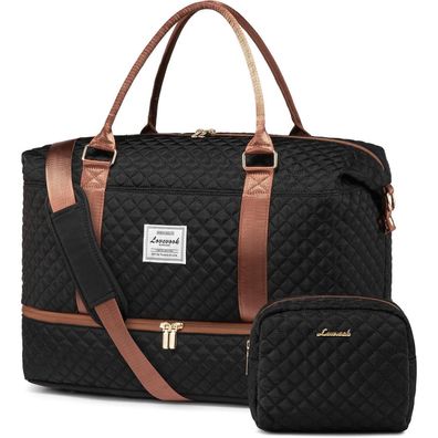 Lovevook Reisetasche Damen Weekender Sporttasche mit Schuhfach Nassfach