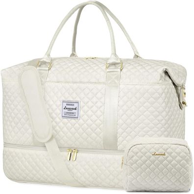 Sporttasche Damen Reisetasche Groß Weekender mit Schuhfach Wickeltasche