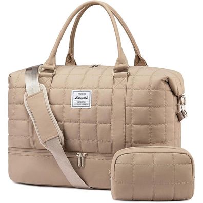 Große Lovevook Reisetasche Damen, Weekender Handgepäck Tasche mit Schuhfach