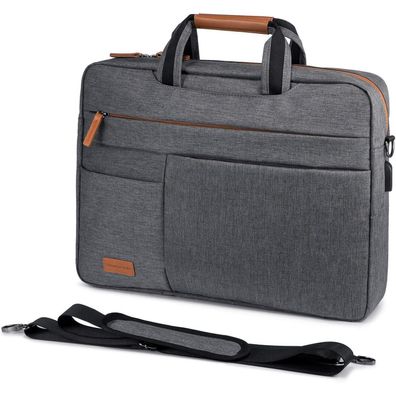 Laptop Tasche 17-17.3 Zoll Wasserdicht Aktentasche Herren Schultertasche