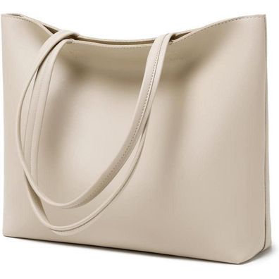 Damen Henkeltasche PU Leder Schultertasche Tote Bag A4 iPad
