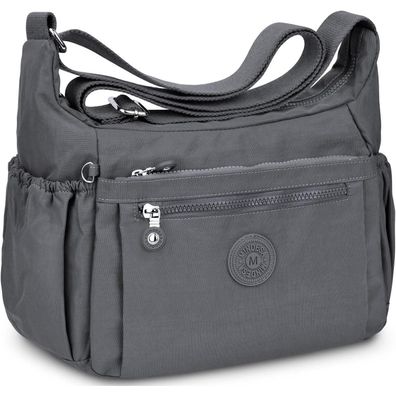 WACCET Umhängetasche Damen Nylon Crossbody Bag Verstellbarer Schultergurt