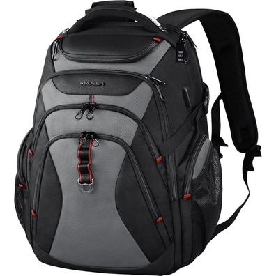 Laptop Rucksack 17,3 Zoll XL Reise Business Wasserdicht RFID USB Ladeanschluss