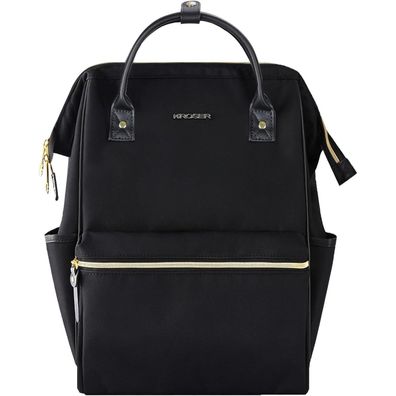 KROSER Laptop-Rucksack 17,3 Zoll, stilvoll, wasserabweisend, mit USB-Anschluss