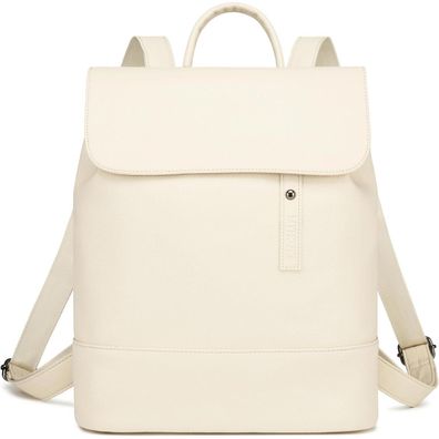 Damen Cityrucksack PU Leder Anti Diebstahl Daypack 14 Zoll Backpack