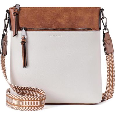 Damen Umhängetasche Veganes Leder RFID Schutz Crossbody