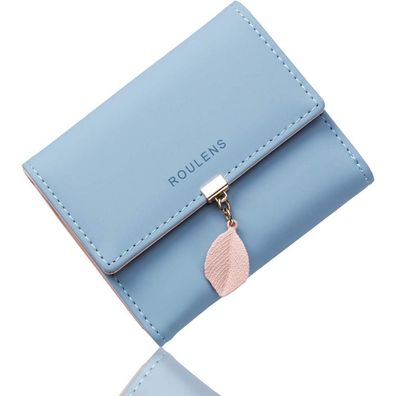 Damen Geldbeutel RFID Blockierung PU Leder Portemonnaie Brieftasche Kleine