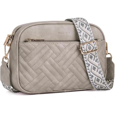 Roulens Gesteppte Crossbody Bag A-grau