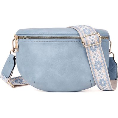 Kleine Damen Umhängetasche RFID Blockierung Crossbody Bag Vegan Leder