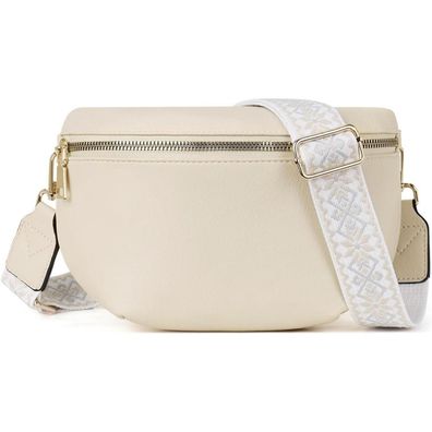 Kleine Damen Umhängetasche RFID Blockierung PU Leder Crossbody Bag