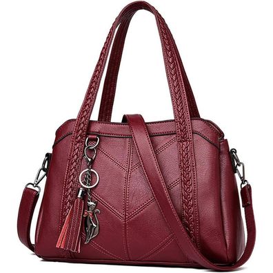 Damen Hobo Schultertasche PU-Leder Umhängetasche Handtasche Coolives EINWEG