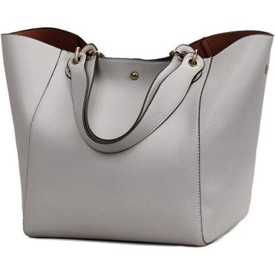 Coolives Damen 2-in-1 Shopper Schultertasche Vintage Hobo Handtasche
