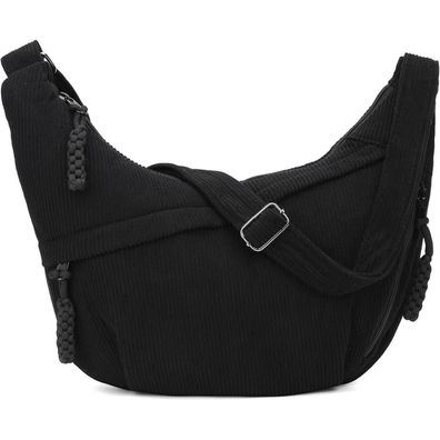 Tiaastap Halbmond Nylon Umhängetasche Crossbody Groß Shoulder Bag