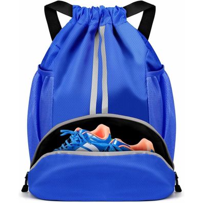 BROTOU Turnbeutel Fußball Rucksack Kordelzug Wasserdicht Gym Sporttasche