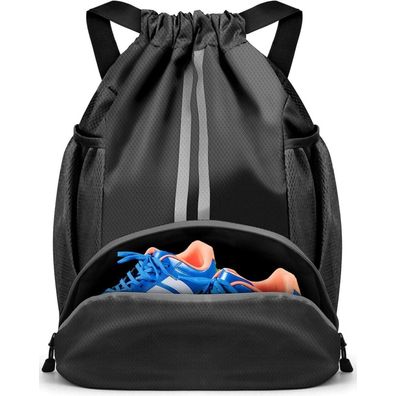BroTou Turnbeutel Fußball Rucksack Kordelzug Gym Sporttasche Kind Jugend