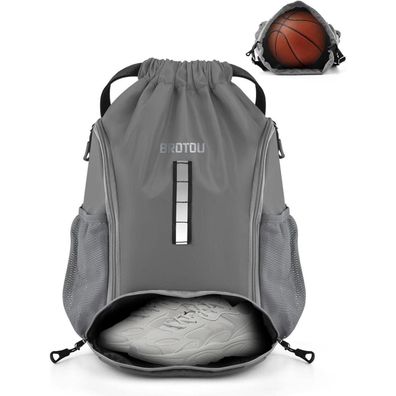BROTOU Turnbeutel Sporttasche Fußball Rucksack Wasserfest Kinder Herren
