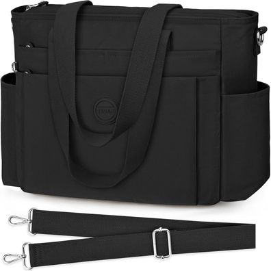 TEUEN Handtasche Damen Groß Leichte Nylon Tote Bag Umhängetasche Shopper