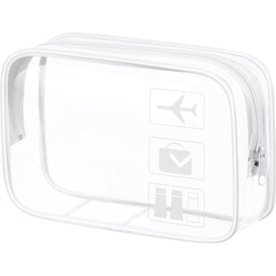Transparente Kulturtasche wasserdicht PVC mit TSA-Zulassung
